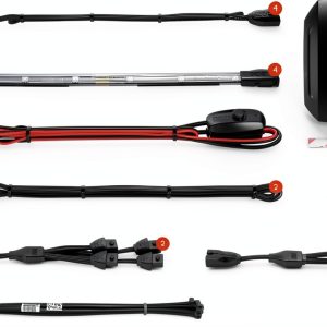 XK GLOW LED Light Kit Motorcycle Waterproof 12V Dual Zone-0