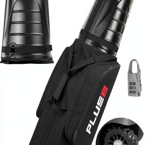 PLUS8 Golf Travel Bag Hard Shell ABS Black-0